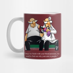 Funny Spectickles Blood Pressure Medical Cartoon Humor Mug